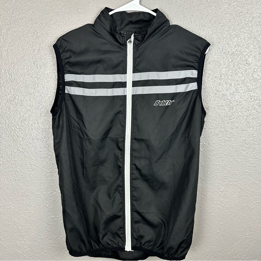 bpbtti Hi-Viz Safety Running Cycling Vest Men’s Small Full-Zip Reflective